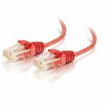 Cb Distributing 3 ft. Cat6 Snagless Unshielded Slim Ethernet Network Patch Cable - Red ST889471